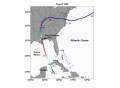 Figure 26.1: Track of Hurricane Camille