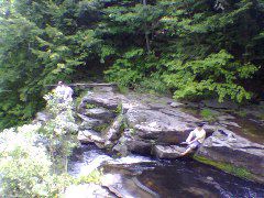 Top of the falls